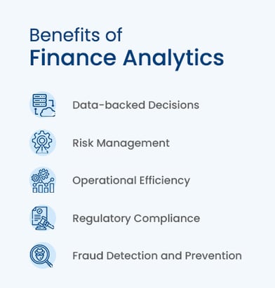 Explore the benefits you can derive from finance analytics. 